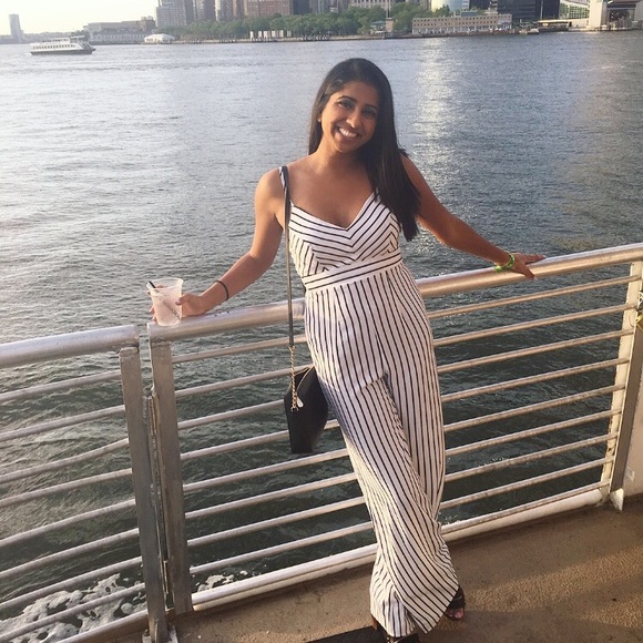 Striped jumpsuit - Picture 2 of 2